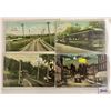 Image 1 : New York Railroad - Trolley - Train Postcards 17