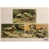 Image 1 : Novelty - 3 Christmas Hold To Light Greeting Postcards