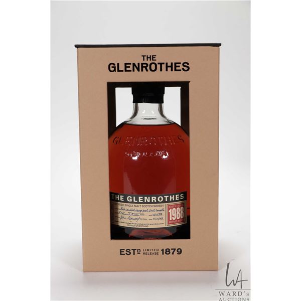 Glenrothes 1988/ 22 Year Old/ Speyside Single Malt Scotch Whisky/ Bottled 2011/ 700ml/ 43% ABV. NOTE