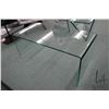 Image 2 : Modern designer curved Palma Brava style coffee table, 17" X 39" X 20"