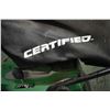 Image 2 : Certified condo size electric lawn mower with rear bag, working at time of cataloguing