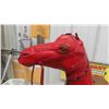 Image 8 : Leather Covered Horse 26'' x 8'' x 28'' T 