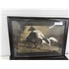 Image 1 : Framed Picture of Wild Horses 18'' x 24'' 