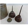 Image 2 : 2 Gas Cans , Squirt Cans, Oil Jug
