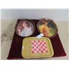 Image 1 : 3 Coca Cola Metal Serving Trays (Mint Condition) 1976 Montreal