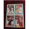 Image 2 : OPC 1989, 1990 Uncut Sheet of 4 Including Gretzky, Hull, Coffey, P.Roy,
