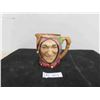 Image 1 : Royal Doulton Hand Painted Large Joker Toby Mug 6'' Tall Mint Condition