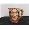 Image 2 : Royal Doulton Hand Painted Large Joker Toby Mug 6'' Tall Mint Condition