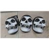 Image 2 : 3 Totes 2 Lids, 3 New Halloween Masks, 6 Pepsi Cola Bottles, Cardboard 