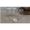 Image 2 : New Old Stock 2oz Wide Mouth Glass Jars with Metal Caps , 60'' Round 