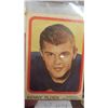 Image 2 : 1963 Topps CFL Kenny Ploen Winnipeg Blue Bomber Card with Stand 