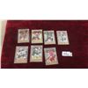 Image 1 : 7 Rare Don Russ Elite Gold Cards Numbered to Only 99 Each 