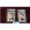 Image 2 : 4 Graded Upper Deck Rookie Cards Marleau, Thornton, Naslund 