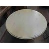 Image 2 : Painted Pedestal Table 29 1/2'' H x 41'' Across