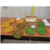Image 1 : 9 Sunburst Party Plates - 3 Different Colours 