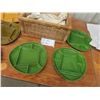 Image 2 : 9 Sunburst Party Plates - 3 Different Colours 