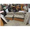 Image 1 : RV Dinette Set : Table + Mounts , Benches, Cushions Fold Down, Good