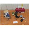 Image 1 : New Shakespeare Fishing Reel , Tackle Box , Line , More Reels