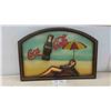 Image 1 : Vintage Wood Coca Cola Sign 24'' x 16'' 