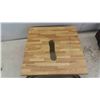 Image 2 : Unique Deer Footed What-Not Bench/Stool 20'' x 20'' x 8 1/2'' H 