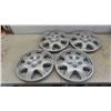 Image 1 : 4 Plastic Hubcap Covers - Some Have Damage, Pictured