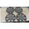 Image 3 : 4 Plastic Hubcap Covers - Some Have Damage, Pictured