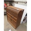 Image 2 : Modern Oak Style Roll Top Desk 42'' x 33'' x 16'' 