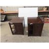 Image 1 : 2 End Tables 26'' x 26'' x 22'' 