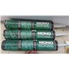 Image 2 : 3 Large Tubes Acoustical Sealant, Wire Wheel Brushes, Concrete Grinding