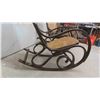 Image 2 : 2 Matching Rocking Chairs Wicker/Wood 