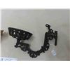 Image 2 : 2 Cast Wall Mount Lamp Holders 