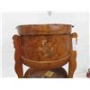 Image 2 : Foliy Primitive Cheese Box Side Table 33'' H x 17'' Across