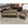 Image 1 : Couch 89'' Wide with Matching Chair 