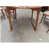 Image 2 : Maple Table 30'' H x 42'' Across with 18'' Leaf & 4 Chairs 