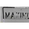 Image 3 : 'Maximum 15'' Metal Sheet Sign 24'' x 29'' 