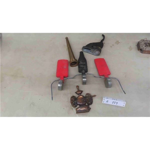 Corporate Seal, Brass Firemans Nozzle & More