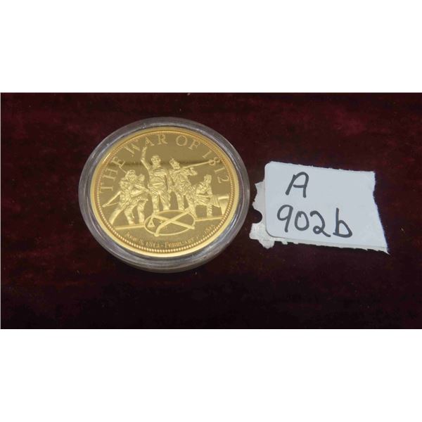 24kt Gold Plated Tribute Commodore Perry 