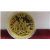 Image 3 : 24kt Gold Plated Tribute Sir Isaac Brock Coin 