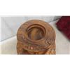 Image 8 : Wood Carved Lazy Susan 27'' Tall 