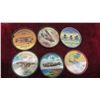 Image 2 : Vintage Jello Picture Wheels - Airplanes Complete with Swivel Holder 