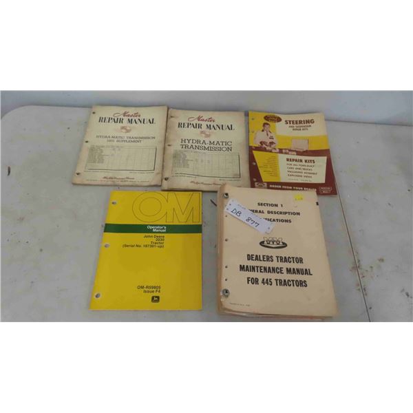 Manuals: John Deere , 445 Tractors, Ford & Others