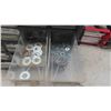 Image 8 : Organizer with Fasteners, New Caulking Gun, Wood Plaque Grocery Note 