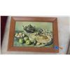 Image 2 : 2 Framed Pictures Largest is 16'' x 11'' , 2 Table Lamps 10'' H No Shades &