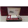 Image 8 : Vintage Remington Razor , Shaving Brushes, Rubber Stamp Ink with Boxes, 