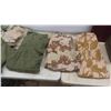 Image 2 : Military Camo Shirts, Pants. 2 Pairs of Boots Size 11, Rain Coat, Canteen