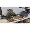 Image 1 : Military: Backpack, Soft Gun Case, Ammo Belt, Canteen, Sewing Kit, Flying 