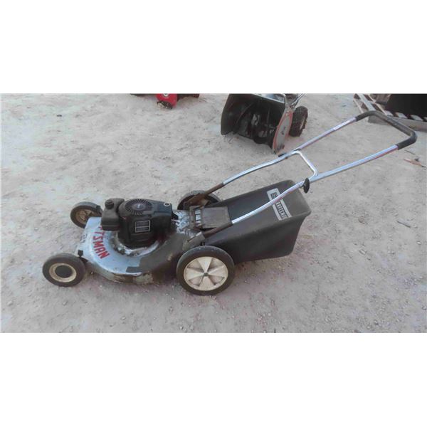 Craftsman Gas Lawnmower 21'' Cut with Bag - Needs Tune Up, Was 