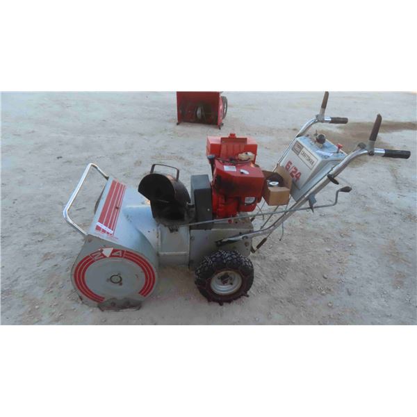 Craftsman 6HP 24'' Snowblower with Chains - Not Running , Needs Tune