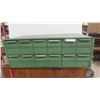 Image 1 : Metal Index Cabinet 34'' x 18'' x 12 1/2'' H with 12 Drawers 
