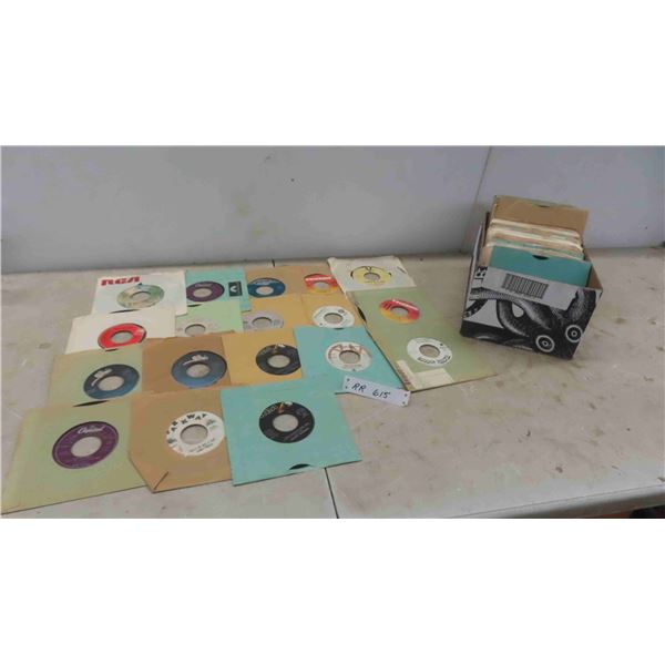 100+ 45 RPM Records : Chubby Checker, Bob Seger, Dolly Parton, 